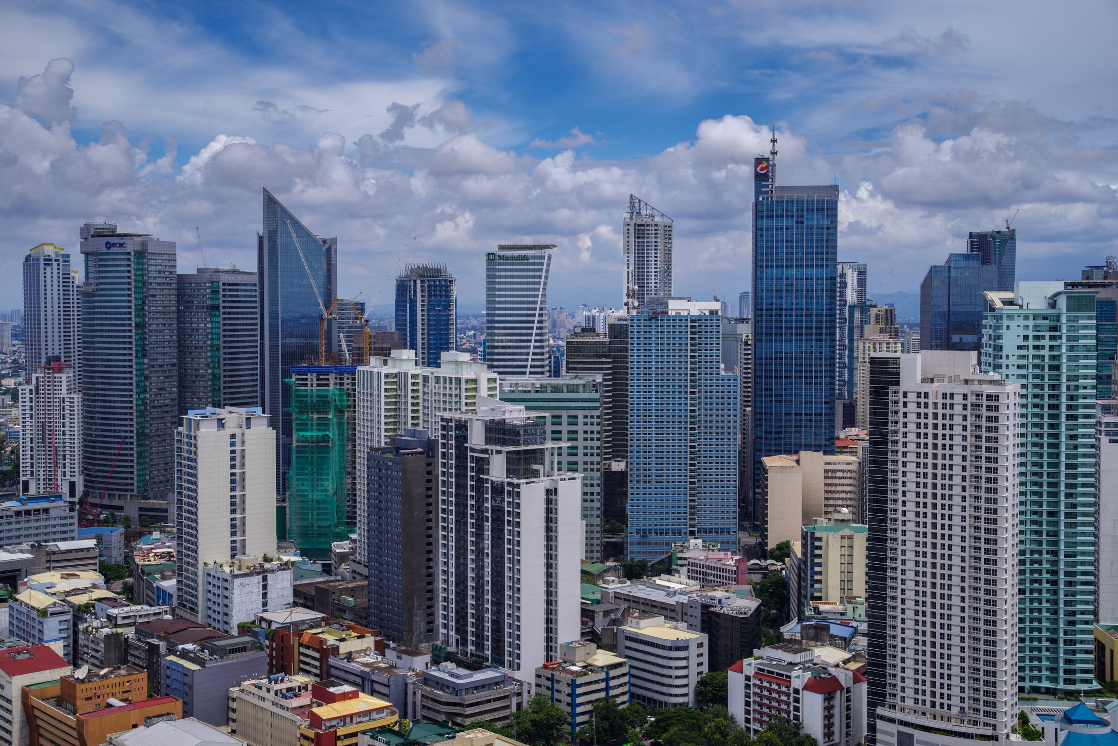 Metro Manila Philippines Skyline view